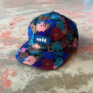 Neff Floral Design Snapback Hat NWT Neff Tropical Floral Design SnapBack Hat